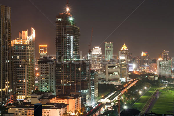曼谷 業務 天空 建設 施工 商業照片 © vichie81