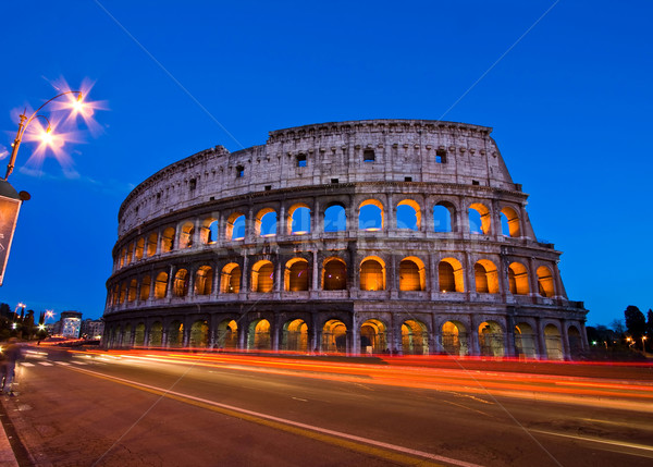 colosseum rome italy night Stock photo © vichie81