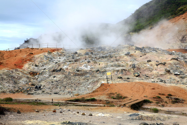 Geyser Plateau Dieng Indonesia Stock photo © vichie81