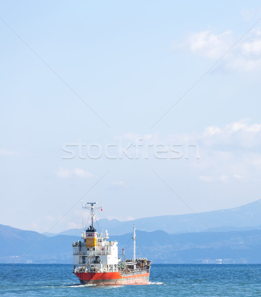 Kontenerowiec import eksport wysyłki działalności łodzi Zdjęcia stock © vichie81