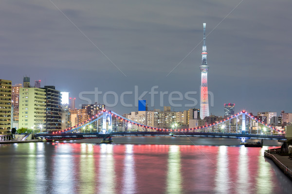 Tokyo skytree night Stock photo © vichie81