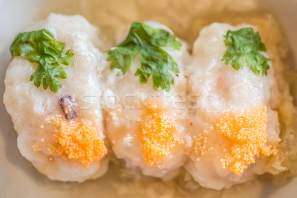 Creveţi bilă peşte chinez dim sum mananca Imagine de stoc © vichie81