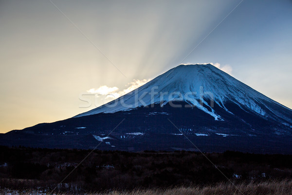 Mountain Fuji Sunrise Stock photo © vichie81