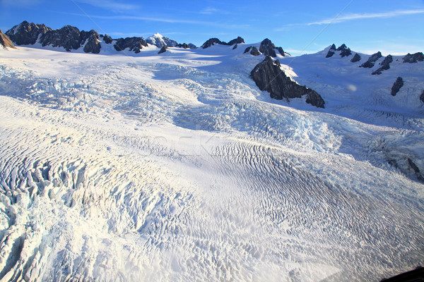 Franz Josef glacier at top view Stock photo © vichie81