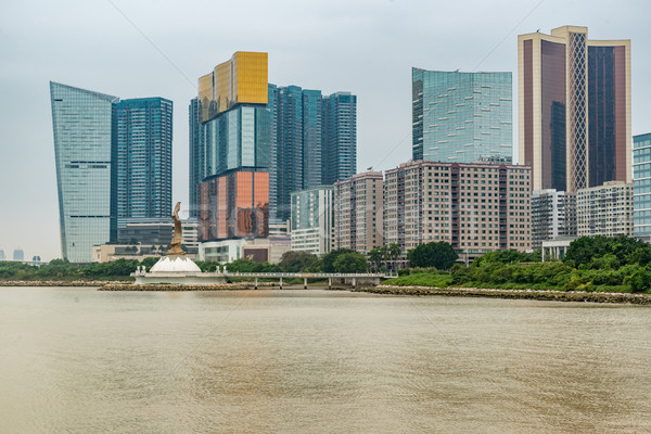 Cityscape Skyline maintenant ville bâtiments urbaine [[stock_photo]] © vichie81