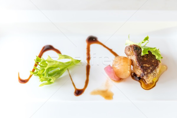 Foie gras, grilled Stock photo © vichie81