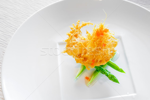 scallop with sweet shrimp sauce Stock photo © vichie81