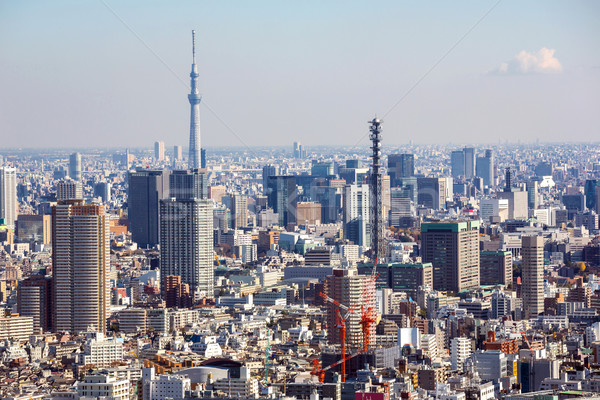 Aerial Tokyo Cityscape Stock photo © vichie81