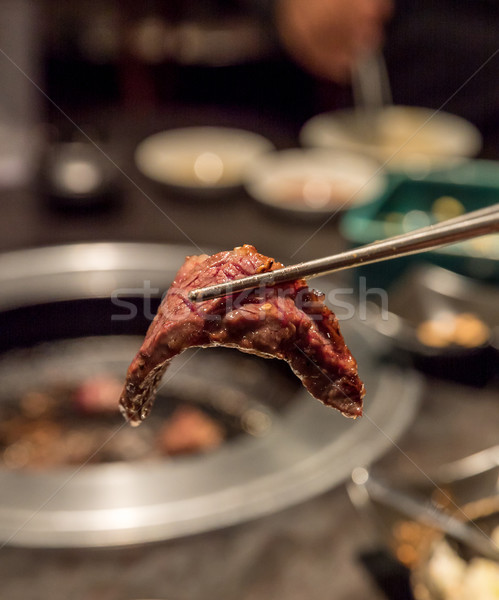 Stock photo: grilled kalbi rib
