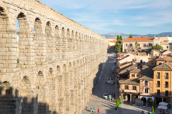 ancient aqueduct  Segovia Stock photo © vichie81