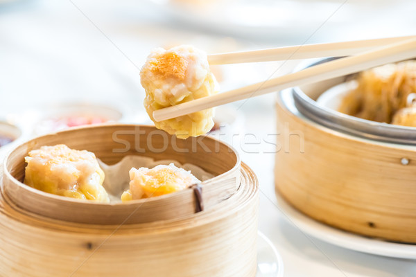 Chinese dim sum Shumai Stock photo © vichie81