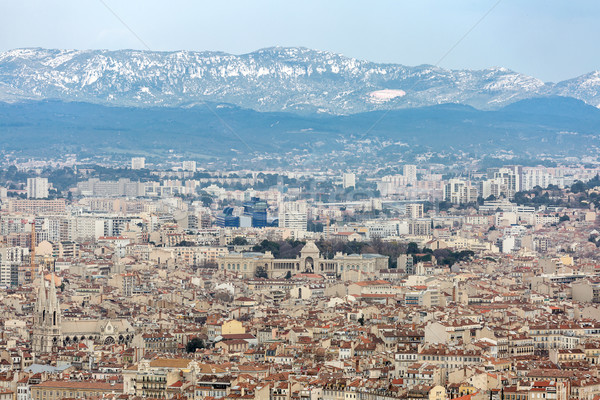 Marseille aerial view France Stock photo © vichie81