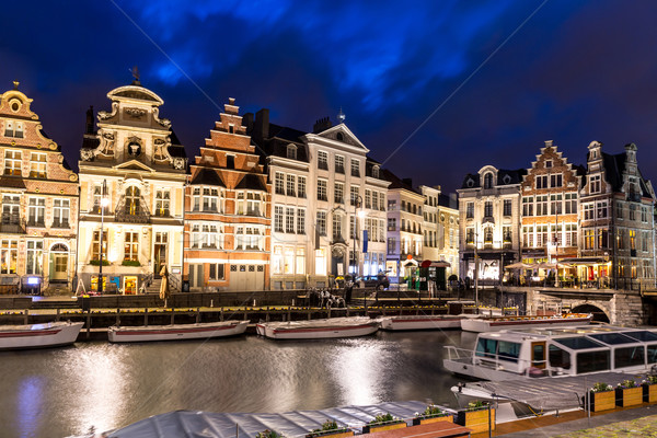 Ghent Old town Belgium Stock photo © vichie81