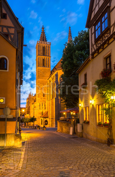 Rothenburg ob der Tauber Church Stock photo © vichie81