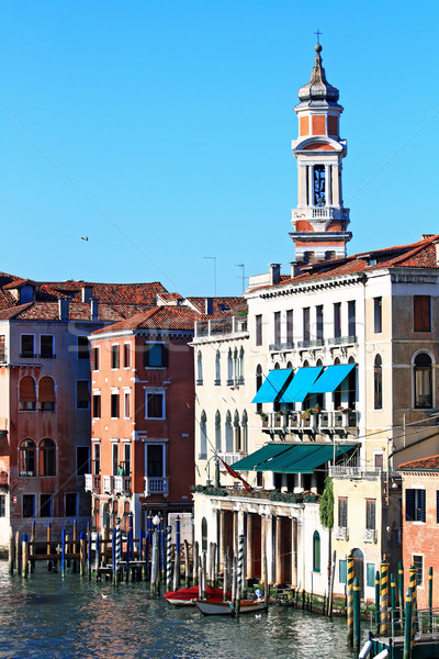 Clock Tower in Grand canal Venice, Italy
 Stock photo © vichie81