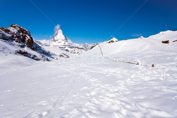 Matterhorn Peak, alps in Switzerland Stock photo © vichie81
