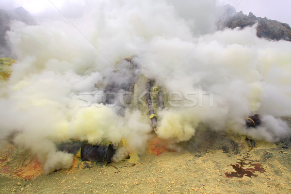 Stock photo: Sulfur Mine