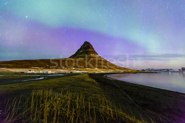 Northern Light Aurora borealis Stock photo © vichie81