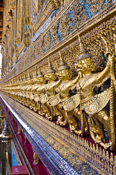 Golden Garuda at grand palace Thailand Stock photo © vichie81