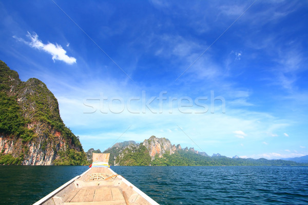 Tropical lake Thailand Stock photo © vichie81