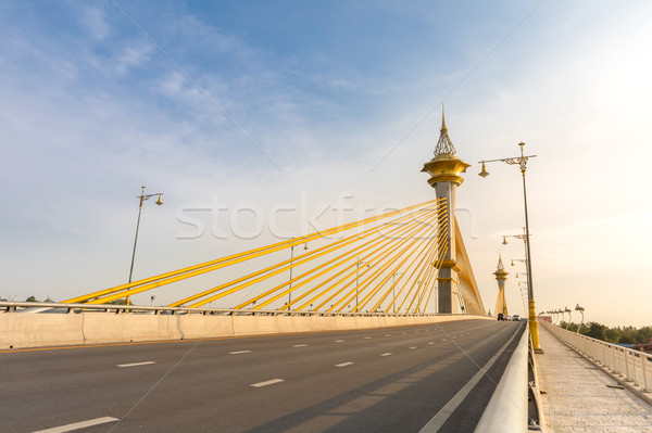 Bridge in Nonthaburi Thailand Stock photo © vichie81