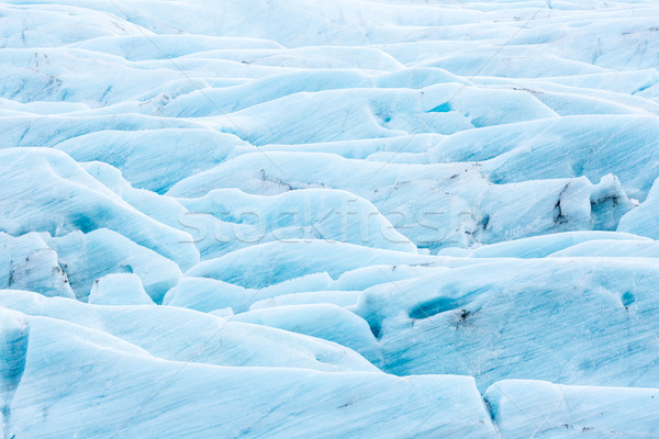 Gletsjer IJsland park ijs winter Blauw Stockfoto © vichie81