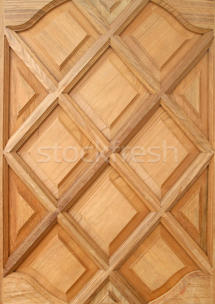 Wooden Door Ornament Stock photo © vichie81