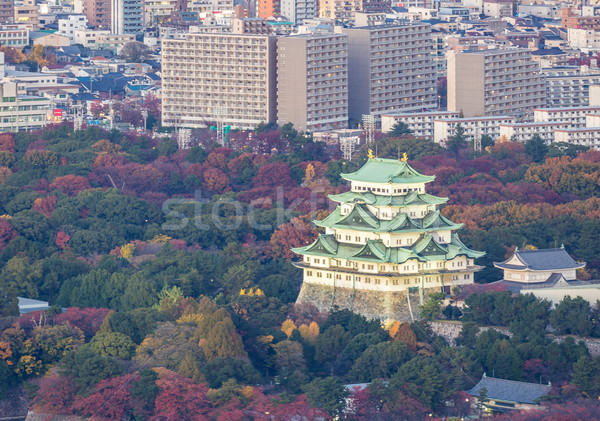Stock photo: Aerial view Nagoya Castle