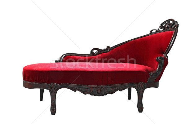 luxury red sofa Stock photo © vichie81
