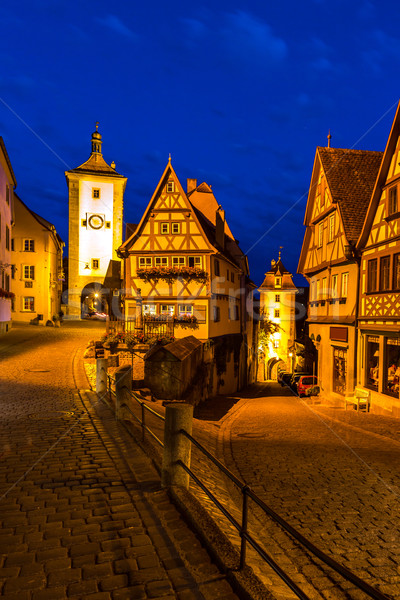 Stock photo: Rothenburg ob der Tauber Night