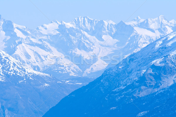 Snow Mountain Range Landscape Stock photo © vichie81