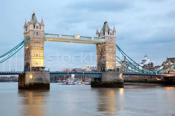 London Tower Bridge Fluss Thames england Stock foto © vichie81