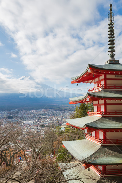 Mountain Fuji landscape Stock photo © vichie81