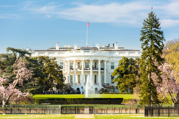 Fehér ház Washington DC Egyesült Államok iroda ház fehér Stock fotó © vichie81