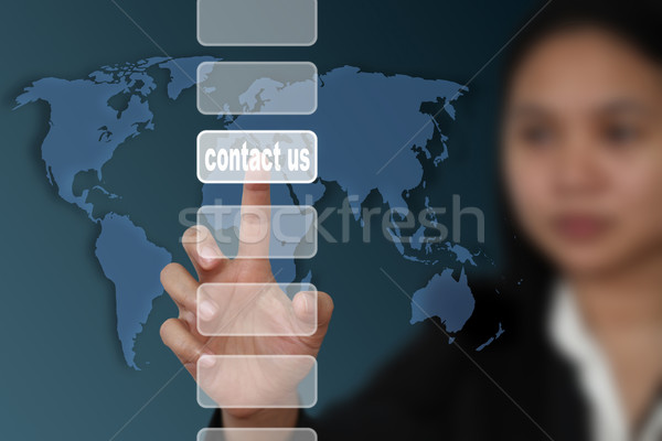 Stock photo: mail contact us 