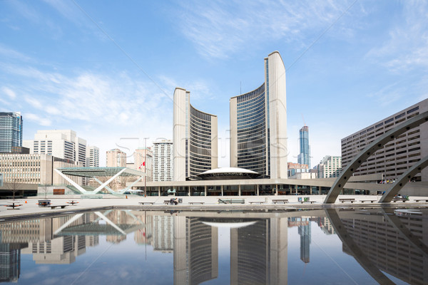 Toronto oraş hol Canada pătrat ontario Imagine de stoc © vichie81