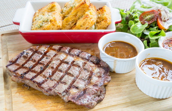 wagyu rib-eye beef steak Stock photo © vichie81
