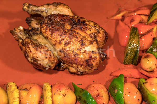 chicken carving Stock photo © vichie81
