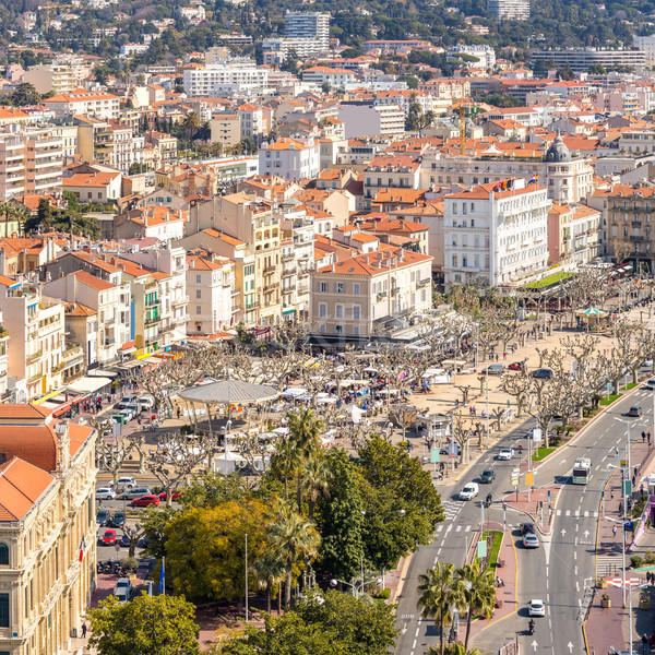 Stock photo: aerial view of Cannes France