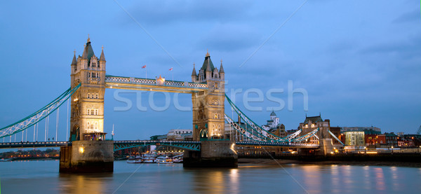 London Tower Bridge Panorama  Stock photo © vichie81