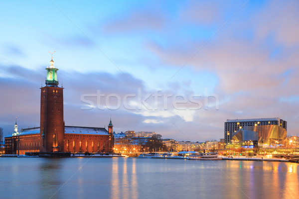 Stockholm City Hall Sweden Stock photo © vichie81