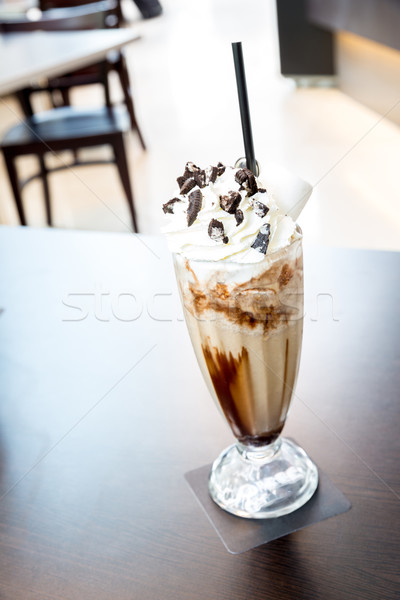 Eisgekühlt Kaffeetasse Mokka Kaffee Essen trinken Stock foto © vichie81
