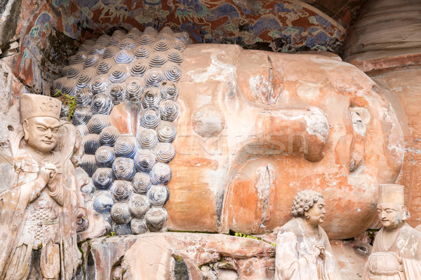 Rock Carving Baodingshan Dazu China Stock photo © vichie81