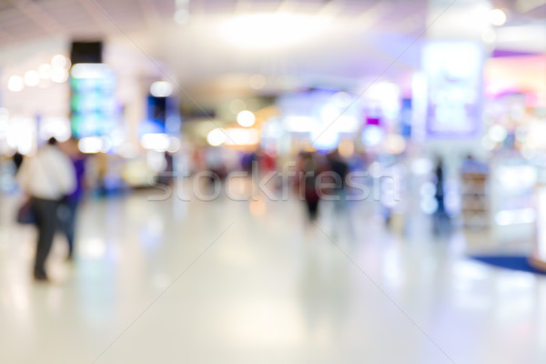Havaalanı yatılı bulanık iş arka plan seyahat Stok fotoğraf © vichie81