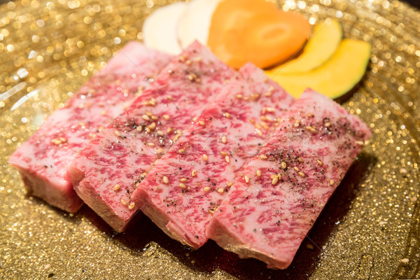 Lendenen vlees bbq versheid japans voedsel Stockfoto © vichie81
