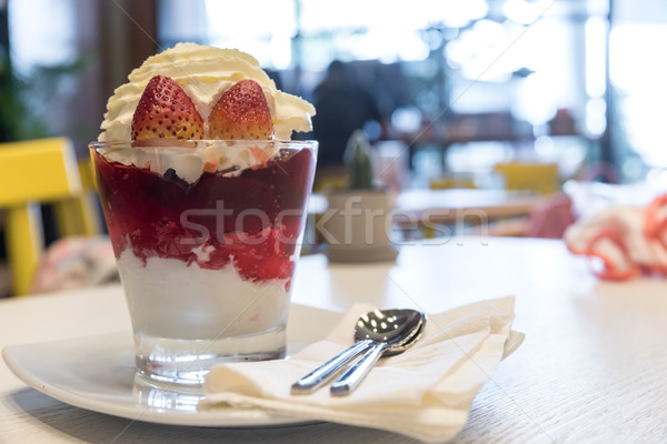 Strawberry Parfait Stock photo © vichie81