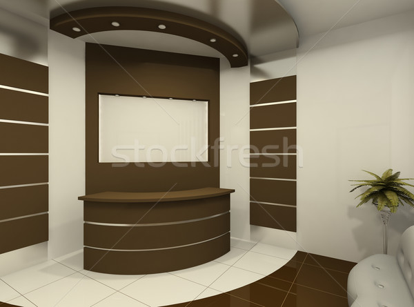 Resepsiyon büro modern oda ofis uzay Stok fotoğraf © Victoria_Andreas