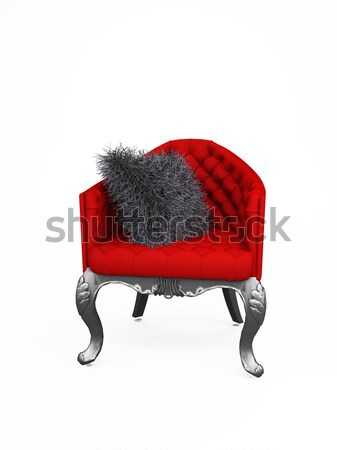 stylish and luxurious armchair with cushion. Chair Stock photo © Victoria_Andreas