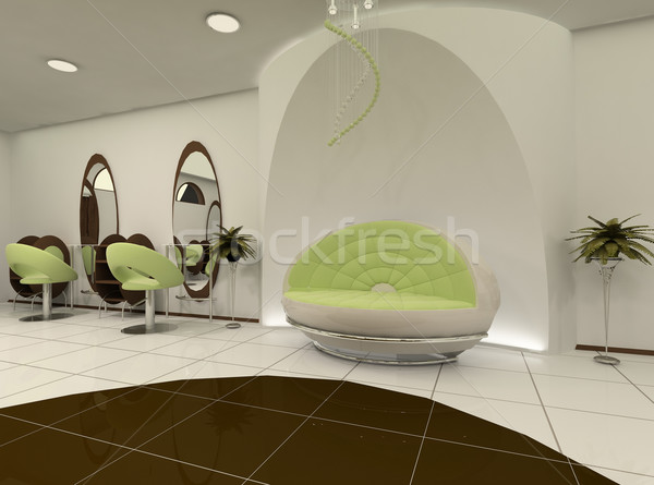 Interior of luxury beauty salon Stock photo © Victoria_Andreas