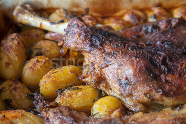 Stock photo: Lamb Shoulder Potatoes